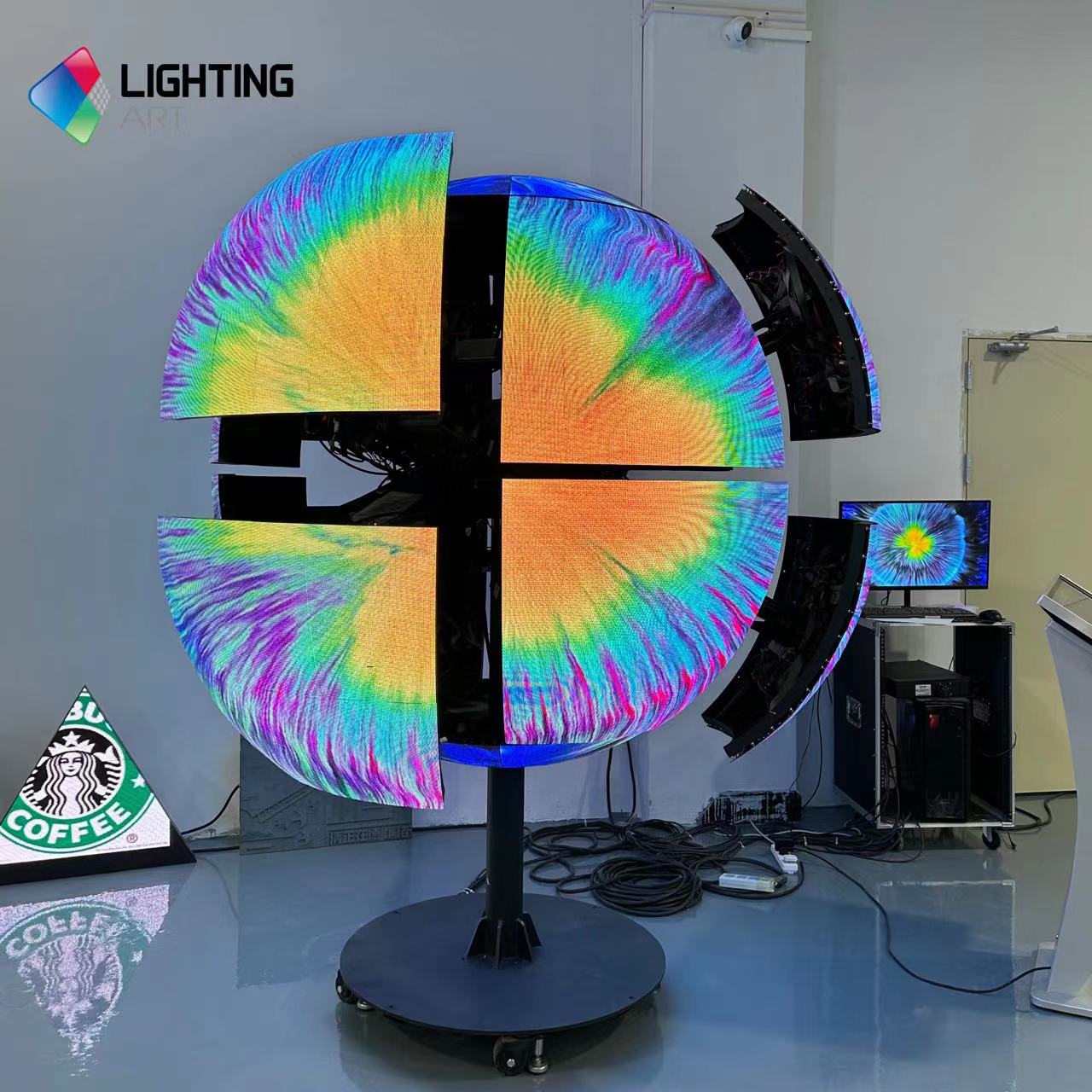 شاشة LED الحركية