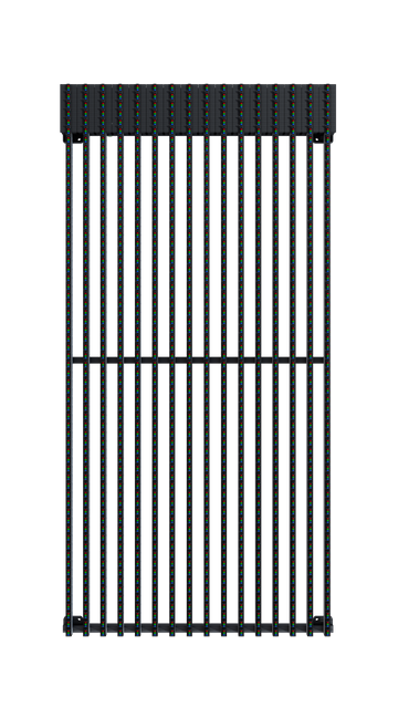 شاشة LED للوسائط الإعلانية في الهواء الطلق شاشة LED شفافة ثابتة